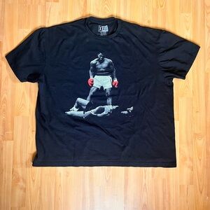 Black Muhammad Ali 2XL-Large T-Shirt